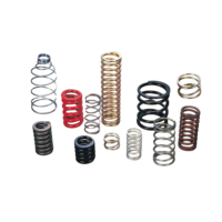 Ressort hélicoïdal de compression sur mesure, fabricant de ressorts hélicoïdaux, extrémités fermées, acier inoxydable pour machines industrielles