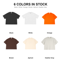 T-shirt Homme Oversize 240 GSM en Coton Lourd 100% Coupe Boxy Épaules Tombantes Streetwear Vierge OEM