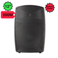 Enceinte PA portable professionnelle avec poignée et roulettes - 100W RMS, Bluetooth 5.0, batterie intégrée pour événements en extérieur