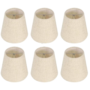 New linen vải trường hợp bìa Đèn bóng râm cho mặt dây Đèn tường Đèn có sẵn trong 1/6/8 gói - Product Image 1