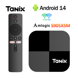 2026 Tanix TX5 PLUS Amlogic S905X5M Smart <span class=keywords><strong>TV</strong></span> Box Android 14 4GB 32GB Dual Wifi Media Player <span class=keywords><strong>TV</strong></span> BOX Nuovo Set Top Box - Product Image 2