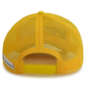 6 Panel Cotton Yellow Trucker <b>Hat</b> Custom Embroidery Logo Trucker <b>Hats</b> <b>Summer</b> Cool Mesh Trucker Caps - Product Image 6