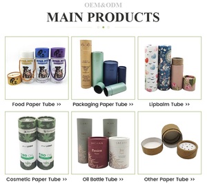 Emballages alimentaires en tube de papier cylindrique écologiques et recyclables personnalisés, boîte en papier cylindrique <span class=keywords><strong>pour</strong></span> sushis et rouleaux faits à la main - Product Image 5