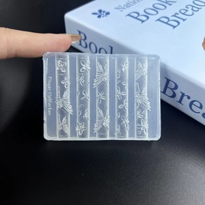 Molde <span class=keywords><strong>de</strong></span> Silicona <span class=keywords><strong>de</strong></span> Alta Transparencia con Diseño <span class=keywords><strong>de</strong></span> Cruz Estilo Japonés, Molde para Uñas con Letras y Relieve 3D para Acrílico y Poly Gel - Product Image 3