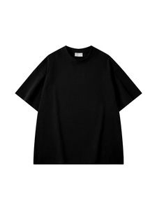 Heavyweight Vintage 300 Gms Camiseta de algodón peinado media manga blanca básica suelta marca 100% algodón camiseta de hombre - Product Image 6