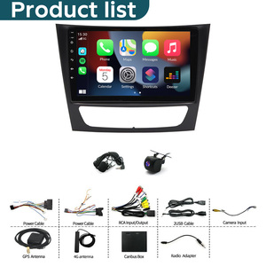 En Stock <span class=keywords><strong>Radio</strong></span> de 9 Pulgadas, 8 Núcleos, 6+128G, 4G LTE para Benz Clase E/Clase CLS W211 W219 2005-2008, Carplay, Android, DAB+, GPS, Reproductor FM/RDS - Product Image 6