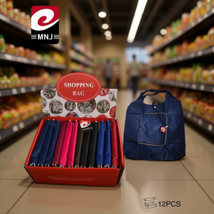 MNJ Shopping Bag Foldable Reusable Carryall 12Pcs Set Storage Bags - Product Image 2