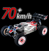 HOSHI N517C Frenzy 1/12 Mobil RC Brushless 4WD 70km/jam Kecepatan Tinggi Kendaraan Remote Control Off-Road Monster Truck RTR Versi 3-Baterai
