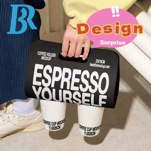Caja <span class=keywords><strong>de</strong></span> Pastel Personalizada Plegable Portátil para Embalaje <span class=keywords><strong>de</strong></span> Bebidas y Café, Caja <span class=keywords><strong>de</strong></span> <span class=keywords><strong>Alimentos</strong></span> para Panadería, Portadores <span class=keywords><strong>de</strong></span> Papel para Llevar, Reciclable - Product Image 3