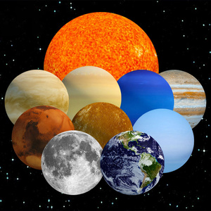 Mô hình hành tinh bơm hơi khổng lồ: Trái đất, Mặt trăng, Sao Hỏa, Mặt trời, Sao Mộc, Sao Kim, Sao Thổ, Sao Thiên Vương, Sao Hải Vương, quả cầu lớn có đèn <span class=keywords><strong>LED</strong></span> - Product Image 6