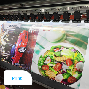 PVC Flex Banner Exterior Interior Publicidad Retroiluminada/frontlit Lona Tela banner rollo Guangzhou materiales imprimibles rollo al por mayor - Product Image 3