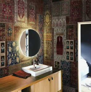 Facile à installer Tapis traditionnel <span class=keywords><strong>Style</strong></span> design <span class=keywords><strong>Papier</strong></span> <span class=keywords><strong>peint</strong></span> non tissé Mural Ali Mountain <span class=keywords><strong>Papier</strong></span> <span class=keywords><strong>peint</strong></span> indien - Product Image 2