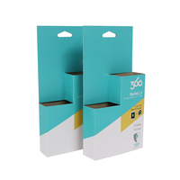 Boîte en carton ondulé recyclable avec impression de logo personnalisé, gaufrage et pelliculage mat pour écouteurs et produits électroniques grand public