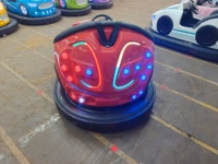 Neue coole Lichtattraktion für Freizeitparks: Elektrische Bumper Cars für Erwachsene aus Fiberglas, 24V Batterie, Doppelplatz, 200kg, Outdoor-Verkauf