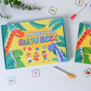Tablero de escritura para colorear con pinceles, libros educativos personalizados para niños, Con pegatinas, para colorear - Product Image 3