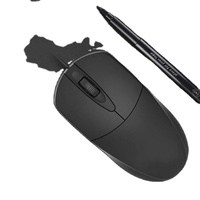 Mouse Nirkabel Bluetooth Dual Mode Portabel Ultra Tipis Dapat Diisi Ulang Optik Senyap untuk Kantor dan Komputer Mac