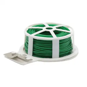 30m MULTI-USAGES en PLASTIQUE VERT de PVC de JARDIN ENDUIT DE FIL DE LIAGE (1mm)