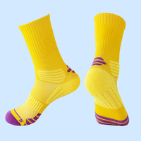 Chaussettes de sport professionnelles personnalisées avec logo, soutien de la voûte plantaire rembourré, respirantes, pour la course à pied et le basketball