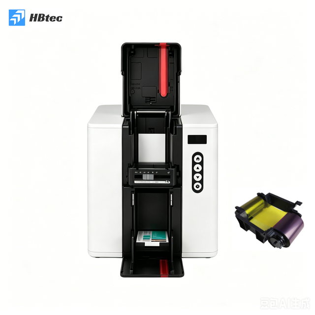 High-Resolution Direct Thermal Card Printer with Dual Sided Edge-to-Edge Printing for Professional Card Issuance and Kiosks
