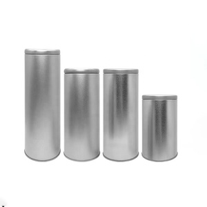 Design minimaliste Vintage Plain Black <span class=keywords><strong>Tea</strong></span> Tin Coffee Storage Plug Couvercle Metal Black <span class=keywords><strong>Tea</strong></span> Tins Canister Can - Product Image 3