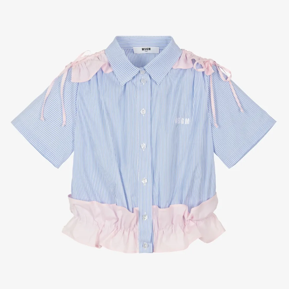 Guangzhou Chemises pour enfants Blouses et chemises décontractées à col rond pour garçons et filles Conception de robe en tissu tissé