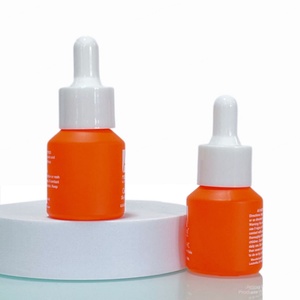 Flacon compte-gouttes en verre mat personnalisé de 15 ml, emballage cosmétique en verre givré pour soins de la peau, flacon de sérum en verre de 0,5 oz pour soins du visage, vente en gros - Product Image 2