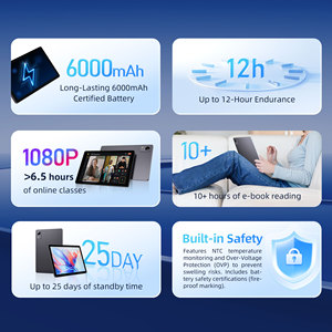 แท็บเล็ต X12 6000 mAh ซิมการ์ดคู่4G LTE เวอร์ชันสากลแท็บเล็ตแอนดรอยด์15 - Product Image 3