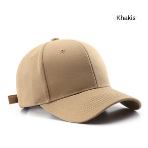 한국식 매일 두꺼운 고급 면 라이트 플레이트 야구 모자 개인화 단색 곡선 이브 하드 탑 차양 캡 - Product Image 3