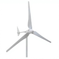 Prix d'usine bas : Petit générateur éolien en fibre de verre 300W 400W 500W 1KW pour énergie hybride solaire-éolienne