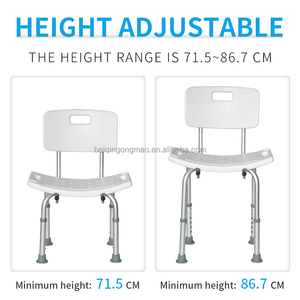 <span class=keywords><strong>Chaise</strong></span> <span class=keywords><strong>de</strong></span> <span class=keywords><strong>douche</strong></span> confortable avec dossier-Qualité médicale, conception robuste pour une expérience <span class=keywords><strong>de</strong></span> bain sûre - Product Image 4