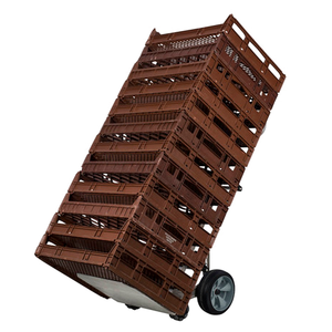 725x650x150mm nhựa HDPE Sử dụng cấp thực phẩm Stackable di chuyển thùng cho bánh mì - Product Image 5