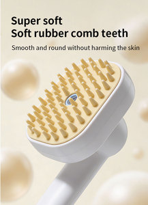 Peine Eléctrico Antipelusas para Mascotas, Ecológico, de ABS, con Dientes de Goma Suave y Función de Pulverización - Product Image 3