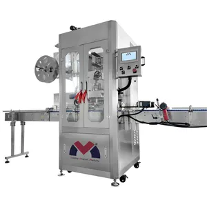 High Accuracy Automatic Shrink Label Machine Food Application Shrink Sleeves Applicator For Bottle
