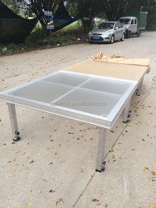 SGAIER - Plateforme mobile modulaire en alliage d'aluminium pour concerts et événements, capacité de charge de 1000 kg, dimensions 1,22 m x 1,22 m, connexion rapide - Product Image 4