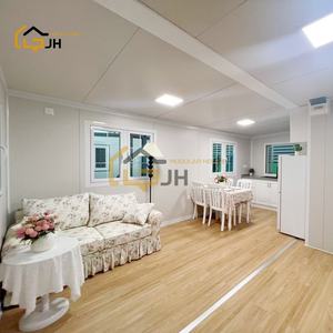 منزل حاويات قابل للتوسيع بثلاث غرف نوم وحمامين، فيلا عصرية فاخرة بتصميم ريفي 40 قدم - Product Image 3