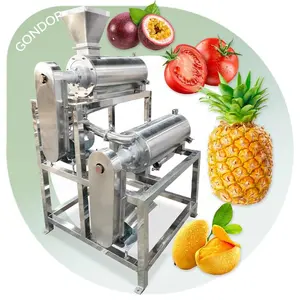 Confiture d'ananas Faire de la purée de mangue végétale industrielle Machine à fruits de la passion Extracteur de pulpe Dépulpeuse de cerise