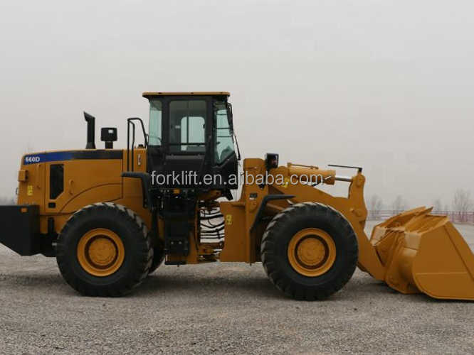 Front End Loader 6 Ton Mini Wheel Loader SEM660D Front Wheel Loader ...