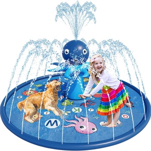 Piscine gonflable en PVC avec arroseur pieuvre de 67 pouces, jouets aquatiques d'été pour enfants, pour pelouse, piscine, jeux en plein air - Product Image 1
