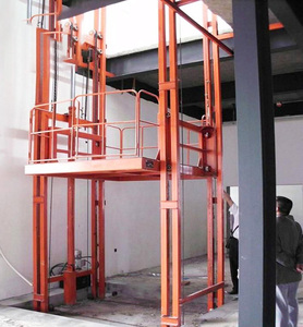 Электрический гидравлический грузовой подъемник, лифт для дома, вертикальная направляющая, подъемная платформа, здание в помещении и на улице - Product Image 2