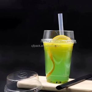 Vaso Desechable de PET con Logotipo Personalizado, Impresión Serigráfica de Pared Simple para Jugo de Frutas, Té de Burbujas, Smoothie, Té con Leche, 700 ml - Product Image 4