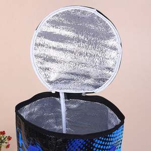 Custom Designed Luxury <b>Lunch</b> Cooler Bag Portable Hand-Carry Picnic Take Bottom Thick Insulation Aluminum Foil Customizable Bag - Product Image 3