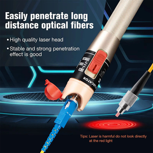 Fn017 ánh sáng màu đỏ Tester FTTx công cụ Kit VFL 20km <span class=keywords><strong>40km</strong></span> 5mW 10mW 20Mw 30mwfiber quang laser bút Cáp Tester trực quan lỗi định vị - Product Image 3