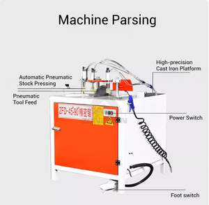 Cortadora de aluminio semiautomática de alta precisión para procesar puertas y ventanas pequeñas de alta calidad - Product Image 5