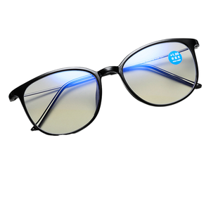 TR90 Ultra léger Anti lumière bleue lunettes <span class=keywords><strong>de</strong></span> lecture pour femmes 2023 rond blanc cadre cercle couleurs montre TV Occhiali da Lettura - Product Image 1