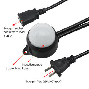 TDL-2086 220VAC Водонепроницаемый светодиодный проектор настенная розетка выключатель потолочный датчик движения свет Прочный Настенный разъем - Product Image 3