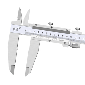 Độ chính xác cao đôi lưỡi vuốt thép không gỉ Vernier calipers bên trong và bên ngoài đường kính với móng vuốt dài - Product Image 1