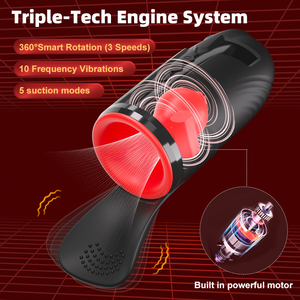 Pompe à pénis et vibromasseur testiculaire pour homme, jouet sexuel masculin amélioré, masturbateur pour hommes - Product Image 4