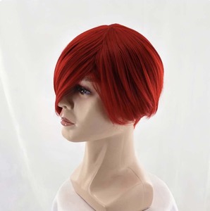 วิกผมคอสเพลย์ <span class=keywords><strong>Iori</strong></span> Yagami จากเกม The King of Fighters'97 สีแดงไวน์สั้น ทนความร้อน สำหรับผู้ชาย รุ่น GAHC-113 - Product Image 2