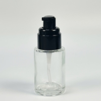 15ml 30ml 2oz personnalisé prix de gros cylindre bouton-poussoir flacons en verre compte-gouttes pour l'huile essentielle de barbe cheveux