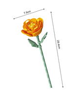 FemiboxFL2246 2024New moda 72 piezas bloque de construcción flor pequeña partícula fábrica directa ciencia DIY juguetes educativos